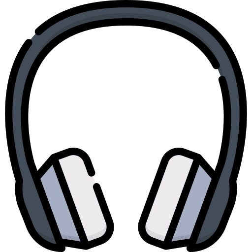 Headphones audio headphones music headphones headphones icon