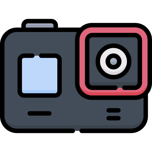 Action camera photography action camera technology icon