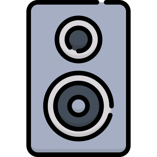 Loudspeaker loudspeaker music and multimedia loudspeakers icon