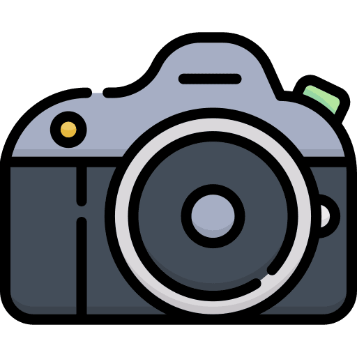 Camera technology digital photo icon