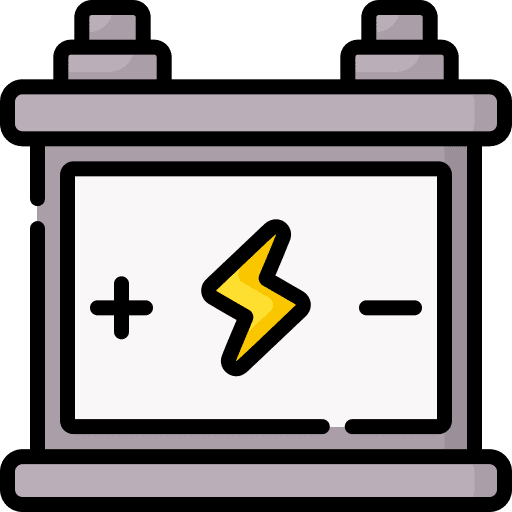Battery charge transportation accumulator icon