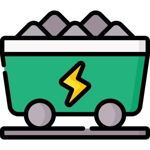 Coal ecology and environment industry coal icon