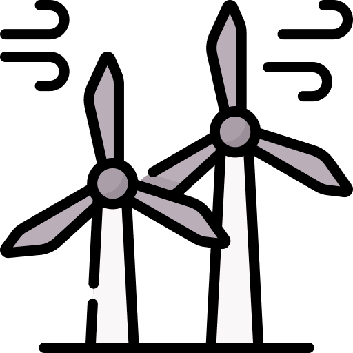 Eolic energy ecology eolic energy technology icon