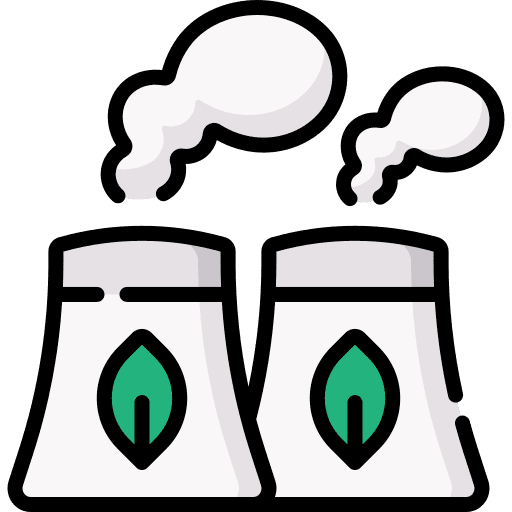 Eco factory eco factory nature factory icon