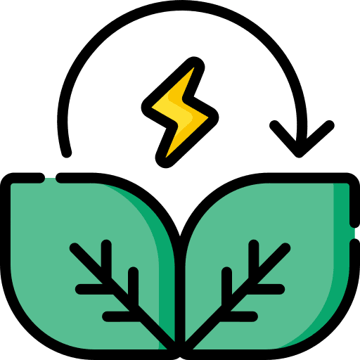 Ecology energy arrow ecology and environment icon