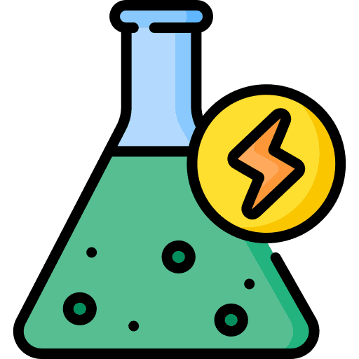 Flask power flask ecological icon