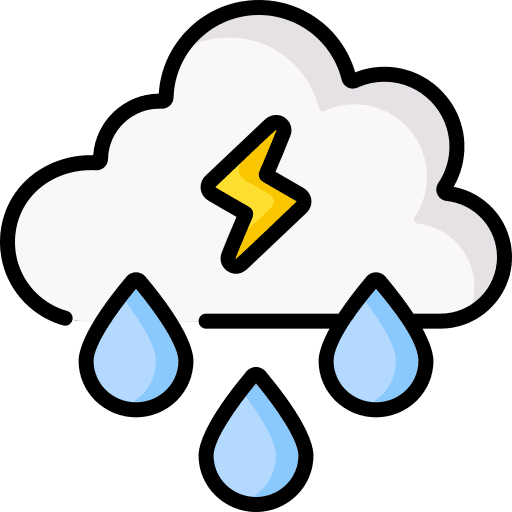 Rain ecology and environment sustainability renewable energy icon