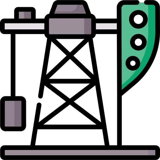 Oil mining mining industry mine industry icon