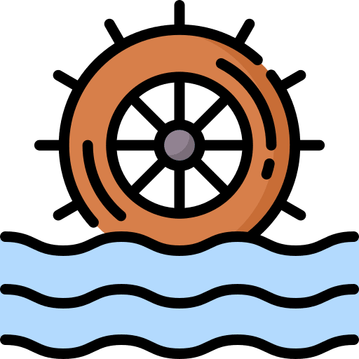 Turbine turbine sustainable wave icon