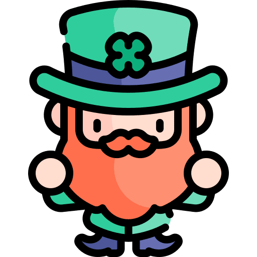 Elf irish clover fantasy icon