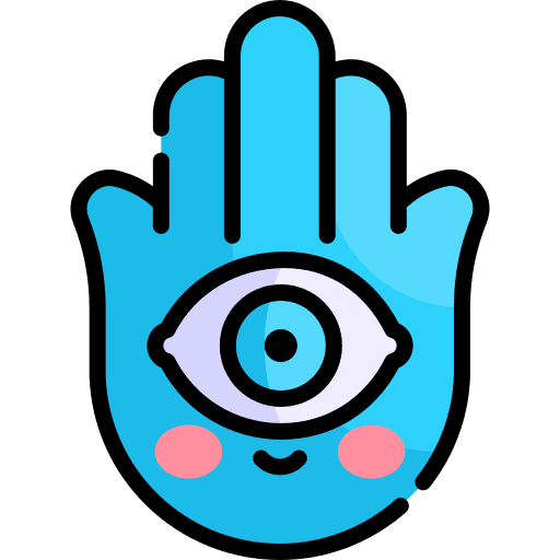 Hamsa cultures spiritual religion icon