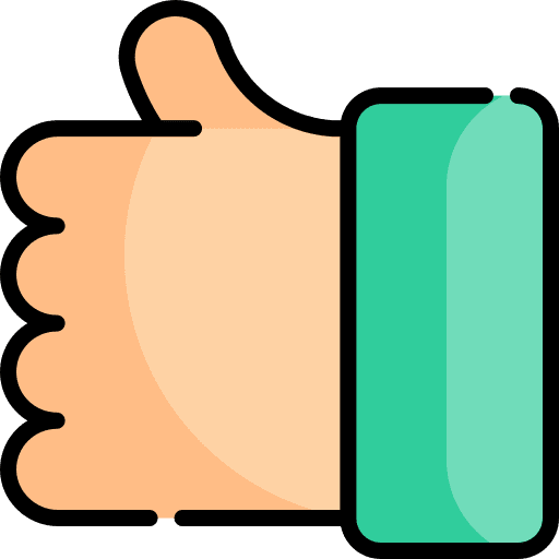 Hand like thumb gesture icon