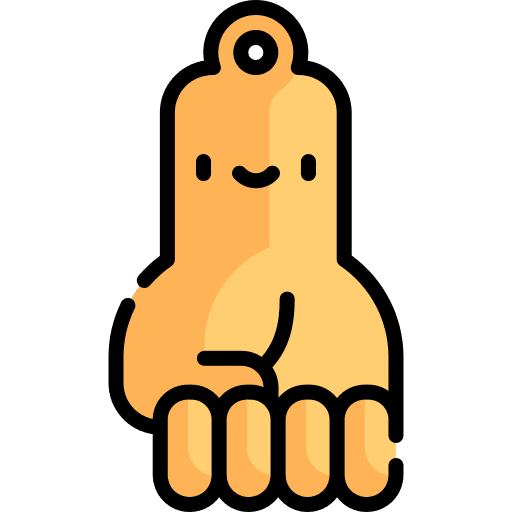 Amulet amulet hand gesture icon