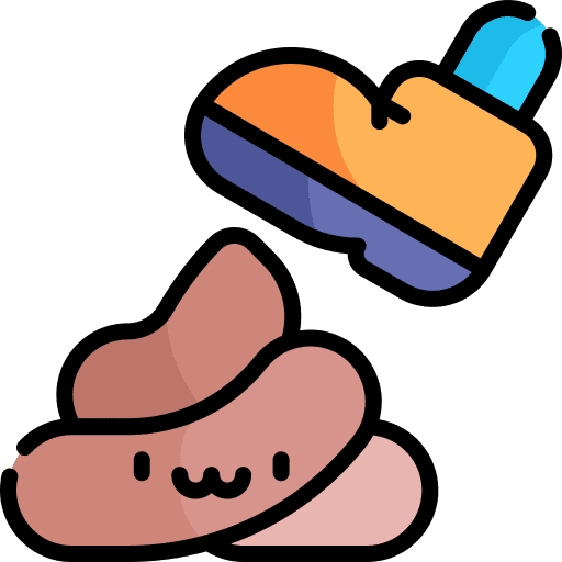 Poop animals crap good luck icon