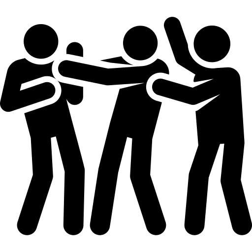 Fight humanpictos fight aggressive icon