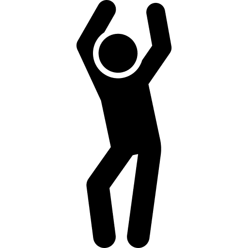 Dancing disco enjoy people icon