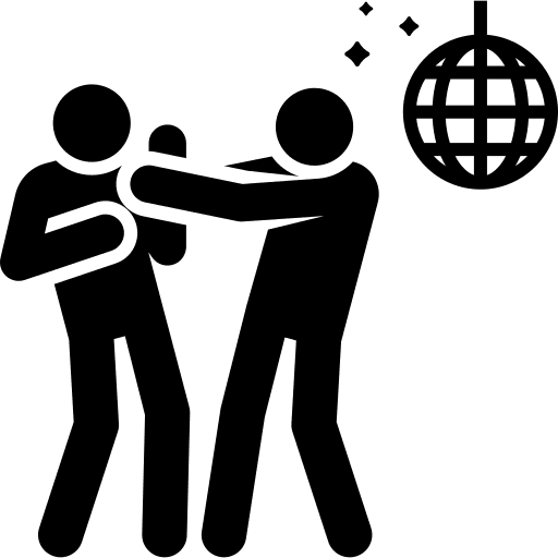 Fight fighting people abuse icon