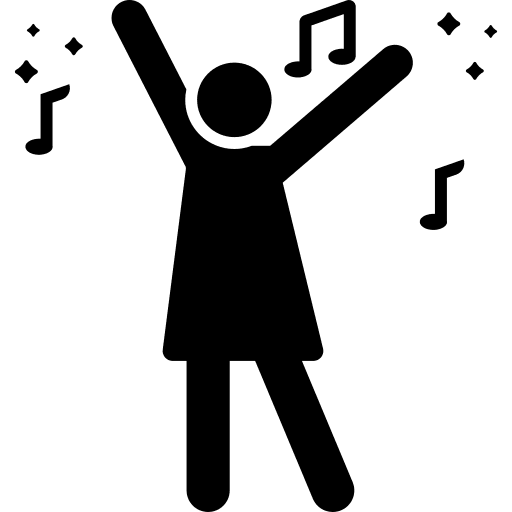 Live music enthusiasm live music disco icon