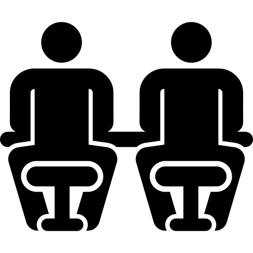 Bar waiting bar counter drink icon