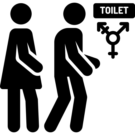 Toilet people toilet party icon