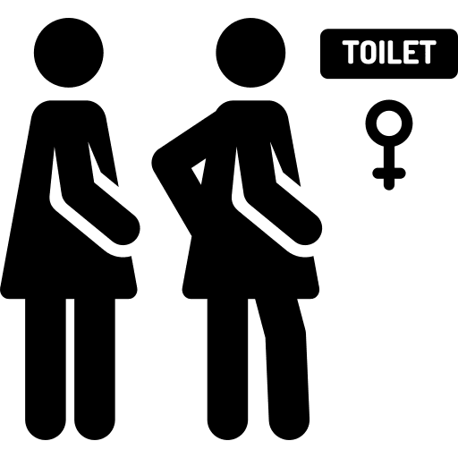 Toilet party disco toilet icon