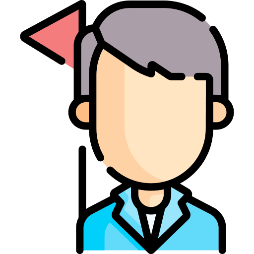 Guide professions and jobs travel museum icon