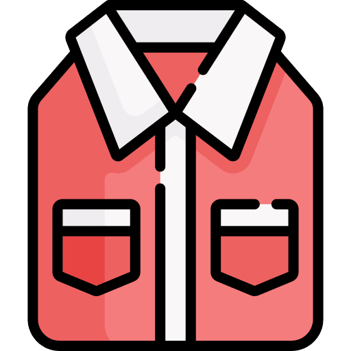 Shirt tie travel clothes icon