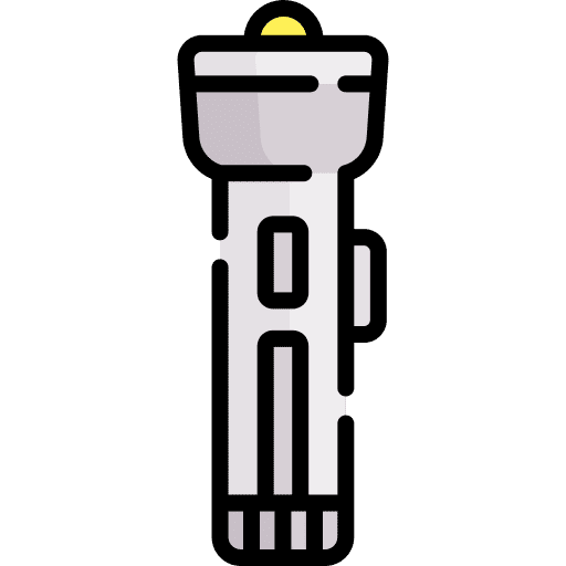 Flashlight lantern electronics torch icon