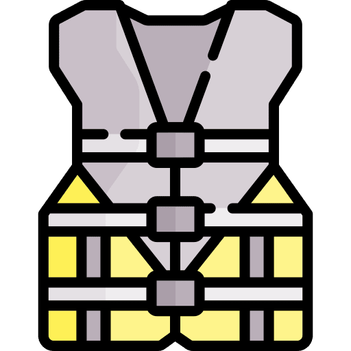 Life jacket lifesaver transportation life jacket icon