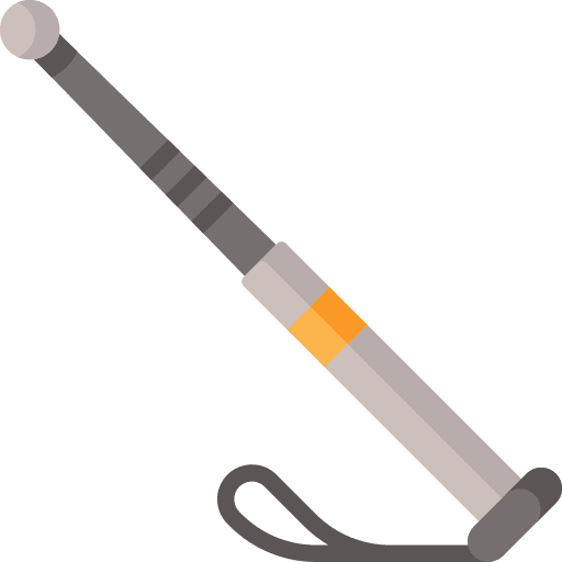 Baton weapons baton police icon