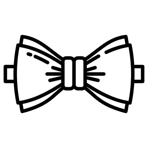 Bow bowtie bow tie icon