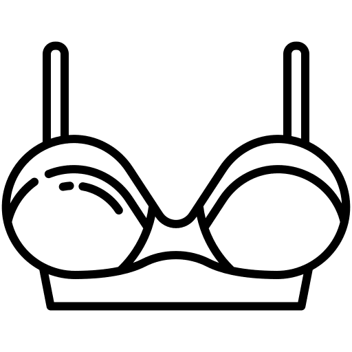Bra femenine brassiere lingerie icon