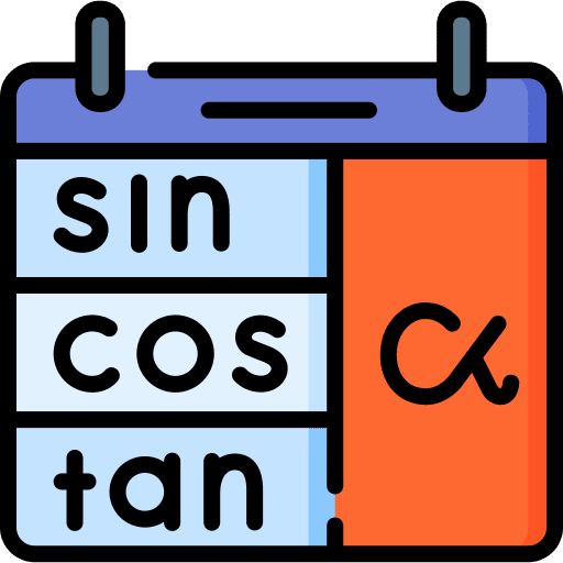 Table calculation science mathematics icon