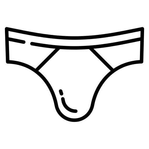Underwear clothing wearing garment icon