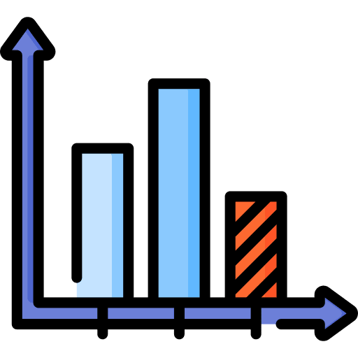Bar chart mathematics education bar chart icon