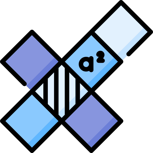 Cube cube area surface icon