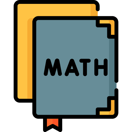 Math book math book calculation subjects icon