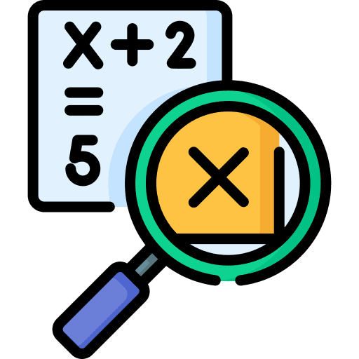 Solution maths calculation education icon
