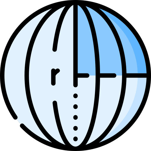 Sphere geometry science mathematics icon