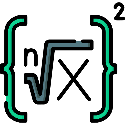Square root mathematics square root maths icon