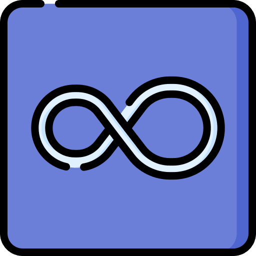 Infinity education mathematics infinity icon