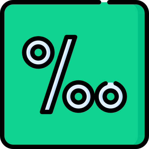 Per mille mathematics per mille science icon