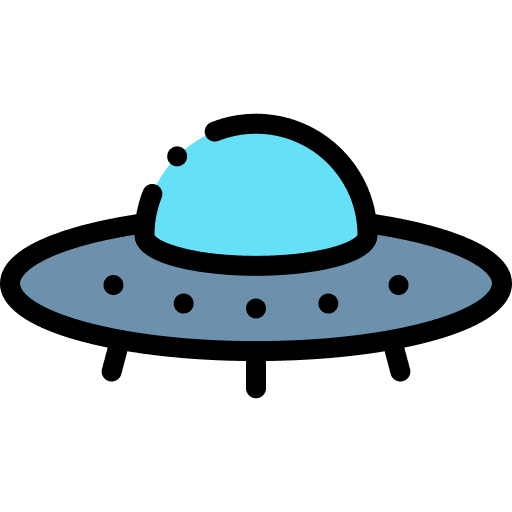 Ufo extraterrestrial alien transport icon