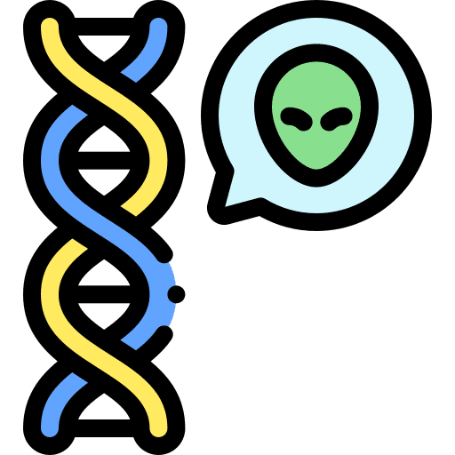 Dna nature dna alien icon