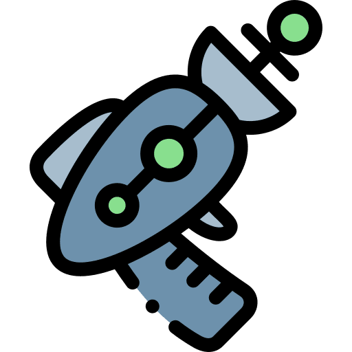 Space gun weapon space gun miscellaneous icon