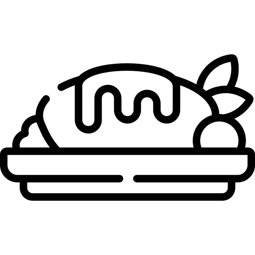 Omurice asian food nutrition icon