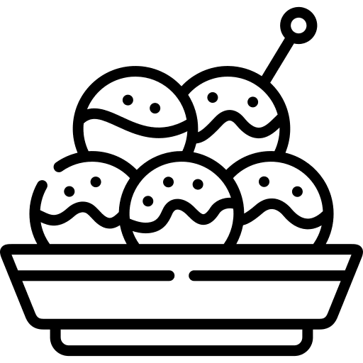 Takoyaki takoyaki food and restaurant cultures icon