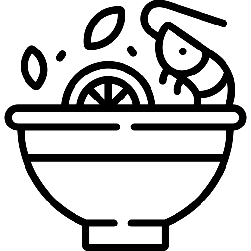 Tom yum goong shrimp soup thai icon