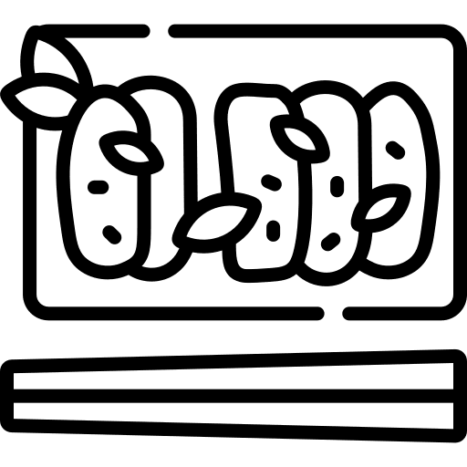 Bulgogi oriental tradition food icon