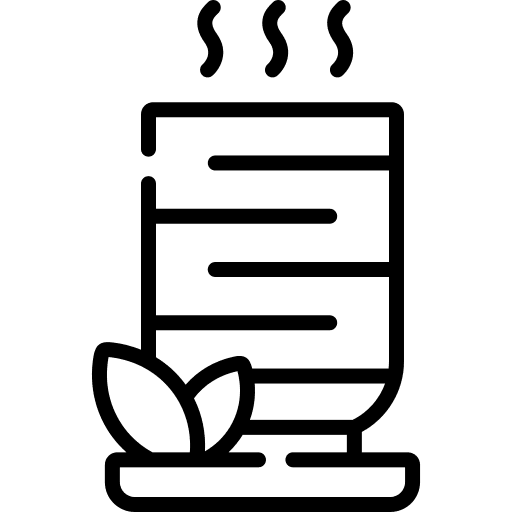 Green tea food and restaurant hot drink chinese icon